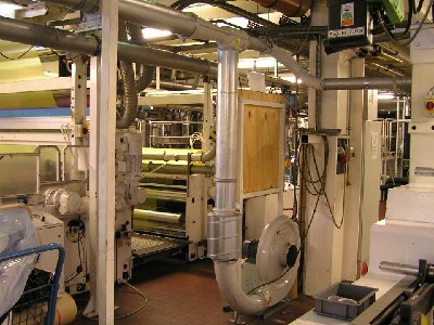 Absaugung mit Inline-Venturisystem